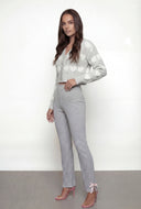 Marina Chenille Heart Crop Cardigan