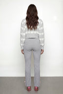 Marina Chenille Heart Crop Cardigan