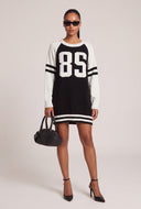 Oversized Varsity Graphic Sweater