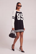 Oversized Varsity Graphic Sweater