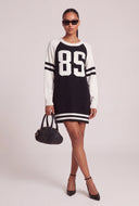 Oversized Varsity Graphic Sweater
