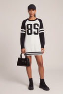 Oversized Varsity Graphic Sweater