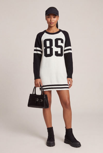 Oversized Varsity Graphic Sweater
