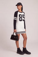 Oversized Varsity Graphic Sweater