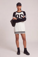 Oversized Varsity Graphic Sweater