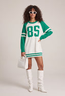 Oversized Varsity Graphic Sweater