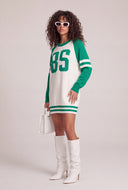 Oversized Varsity Graphic Sweater