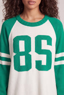 Oversized Varsity Graphic Sweater