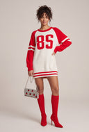 Oversized Varsity Graphic Sweater