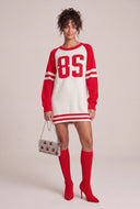 Oversized Varsity Graphic Sweater