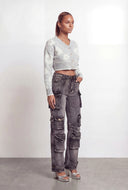 Gabriella Floral Crop Cardigan