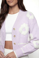 Gabriella Floral Crop Cardigan