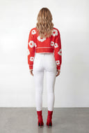 Gabriella Floral Crop Cardigan
