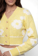Gabriella Floral Crop Cardigan