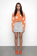 Gabriella Floral Crop Cardigan