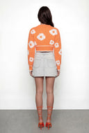 Gabriella Floral Crop Cardigan