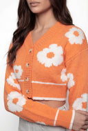 Gabriella Floral Crop Cardigan