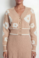 Gabriella Floral Crop Cardigan