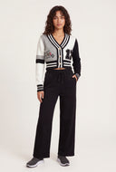 Isla Varsity Crop Cardigan