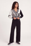 Isla Varsity Crop Cardigan