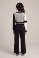 Isla Varsity Crop Cardigan