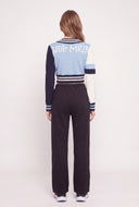 Isla Varsity Crop Cardigan