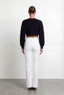 Bow Knit Crop Cardigan