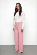 Bow Knit Crop Cardigan