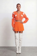 Bow Knit Crop Cardigan