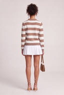 Striped Long Sleeve Polo