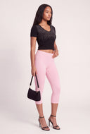 Glam Short Sleeve Crop Sweater