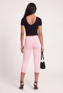 Glam Short Sleeve Crop Sweater