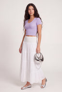 Glam Short Sleeve Crop Sweater