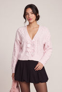 Long Sleeve Bow Cardigan