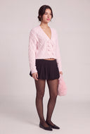 Long Sleeve Bow Cardigan