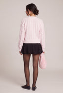 Long Sleeve Bow Cardigan