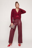 Long Sleeve Bow Cardigan