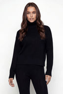 Emely Brushed Knit Turtleneck Sweater
