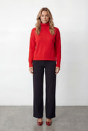 Emely Brushed Knit Turtleneck Sweater