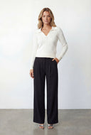 Cable Knit Collared Sweater