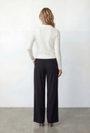 Cable Knit Collared Sweater