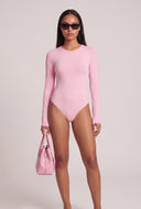 Ellie Long Sleeve Crew Neck Bodysuit