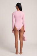 Ellie Long Sleeve Crew Neck Bodysuit