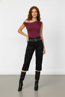 Nyomi Asymmetrical Ruched One Shoulder Bodysuit
