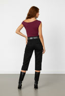 Nyomi Asymmetrical Ruched One Shoulder Bodysuit
