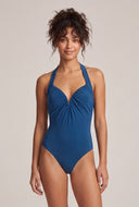 Plunge Halter Thong Bodysuit