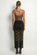 Zuri Leather Look Ruched Sweetheart Bodysuit