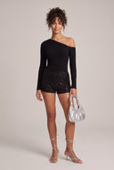 Asymmetrical One Shoulder Bodysuit