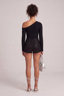 Asymmetrical One Shoulder Bodysuit