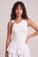Asymmetrical Ruched Bodysuit